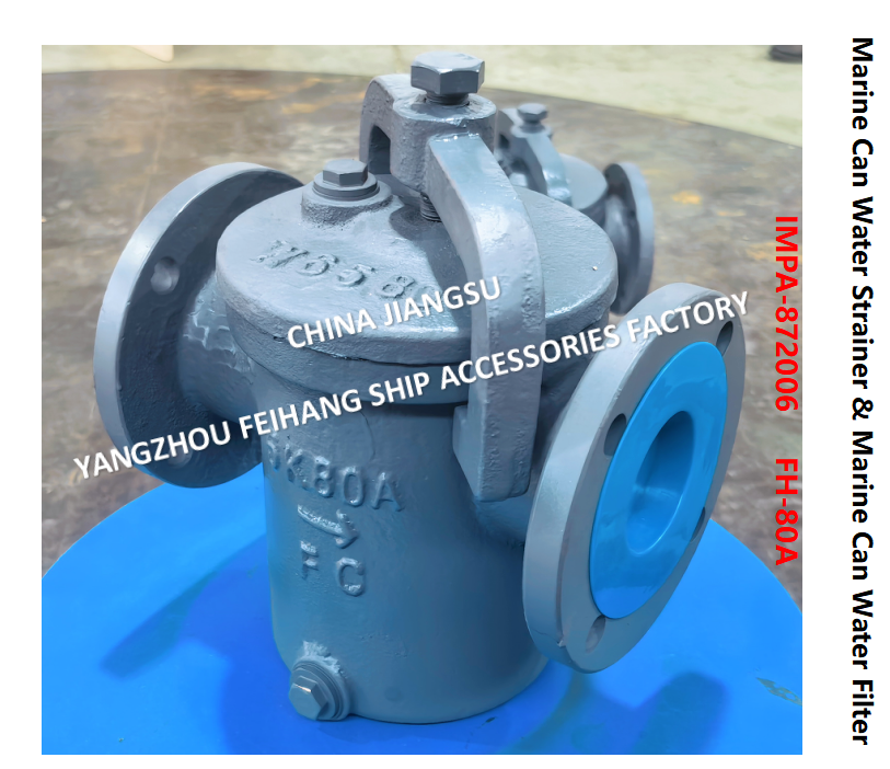 JIS F7121 Can Water Strainer  FH-5K-80A  & Can Water Filter FH-10K-80A Cast iron body, stainless steel filter element