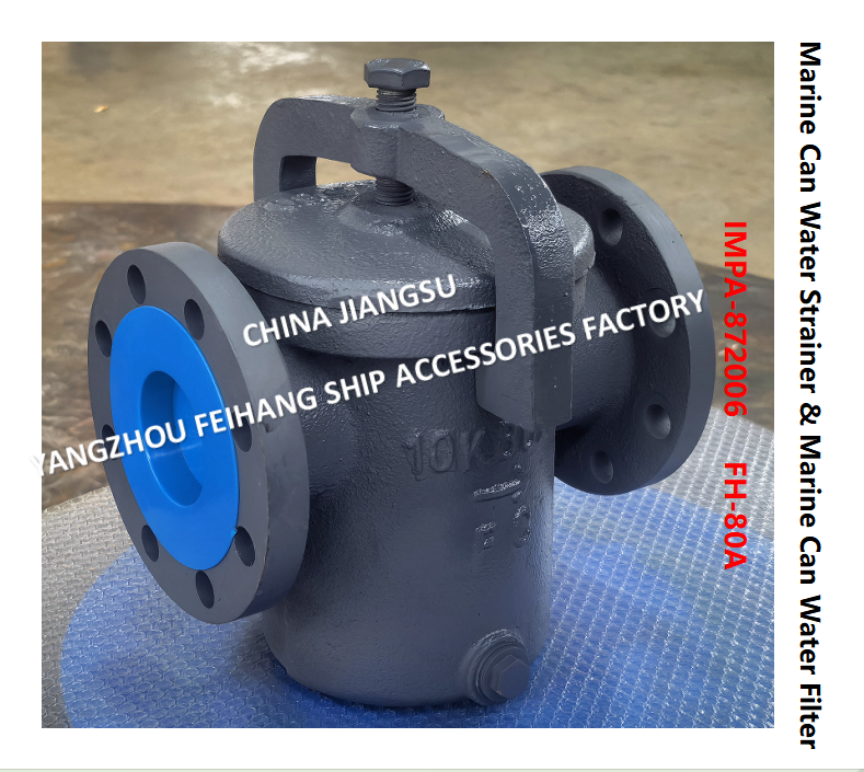 JIS F7121 Can Water Strainer  FH-5K-80A  & Can Water Filter FH-10K-80A Cast iron body, stainless steel filter element