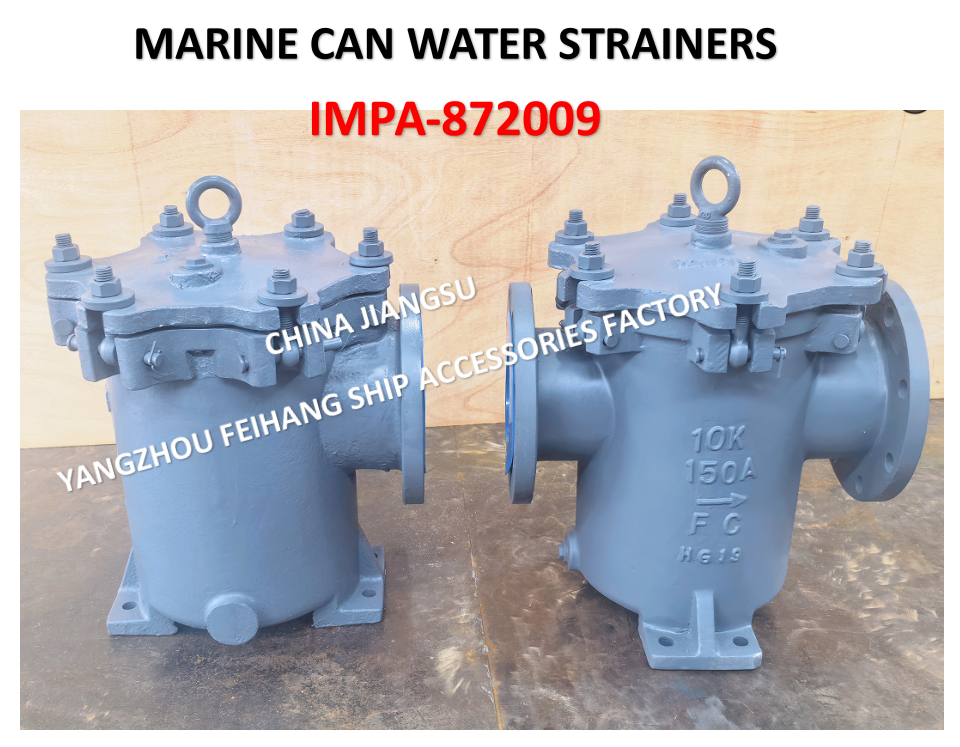 China Supplier Marine Can Water Strainer 10K-150A S-TYPE JIS F7121 Body - cast iron, stainless steel filter cartridge